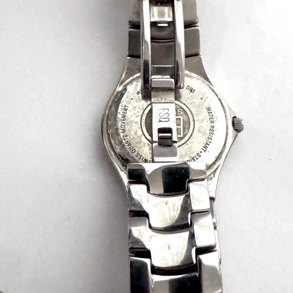 ✨🕰️ ESQ by Movado Women’s Diamond Accent Watch – Stainless Steel Luxe 💎✨ - Picture 2 of 13